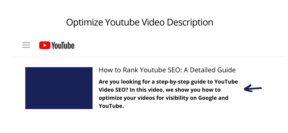 Optimize Youtube Video Description e1652429919791 YouTube Video SEO: 11 Ultimate Guide for Beginners